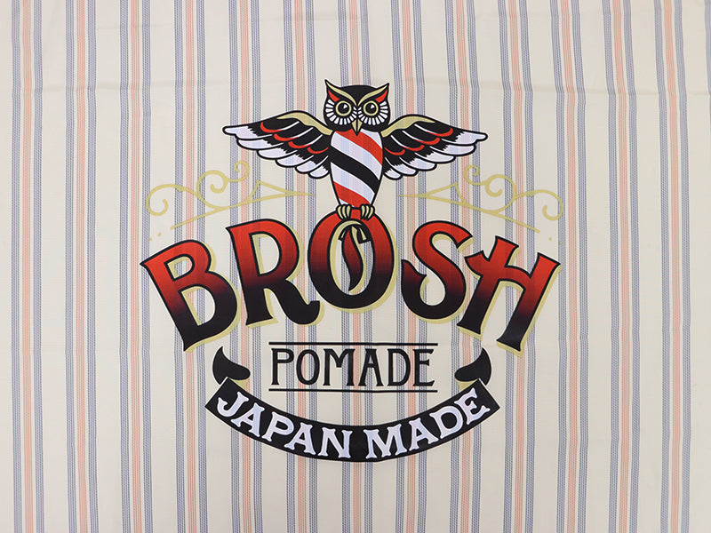 BROSH Original Logo Stripe Cutting Cape detail