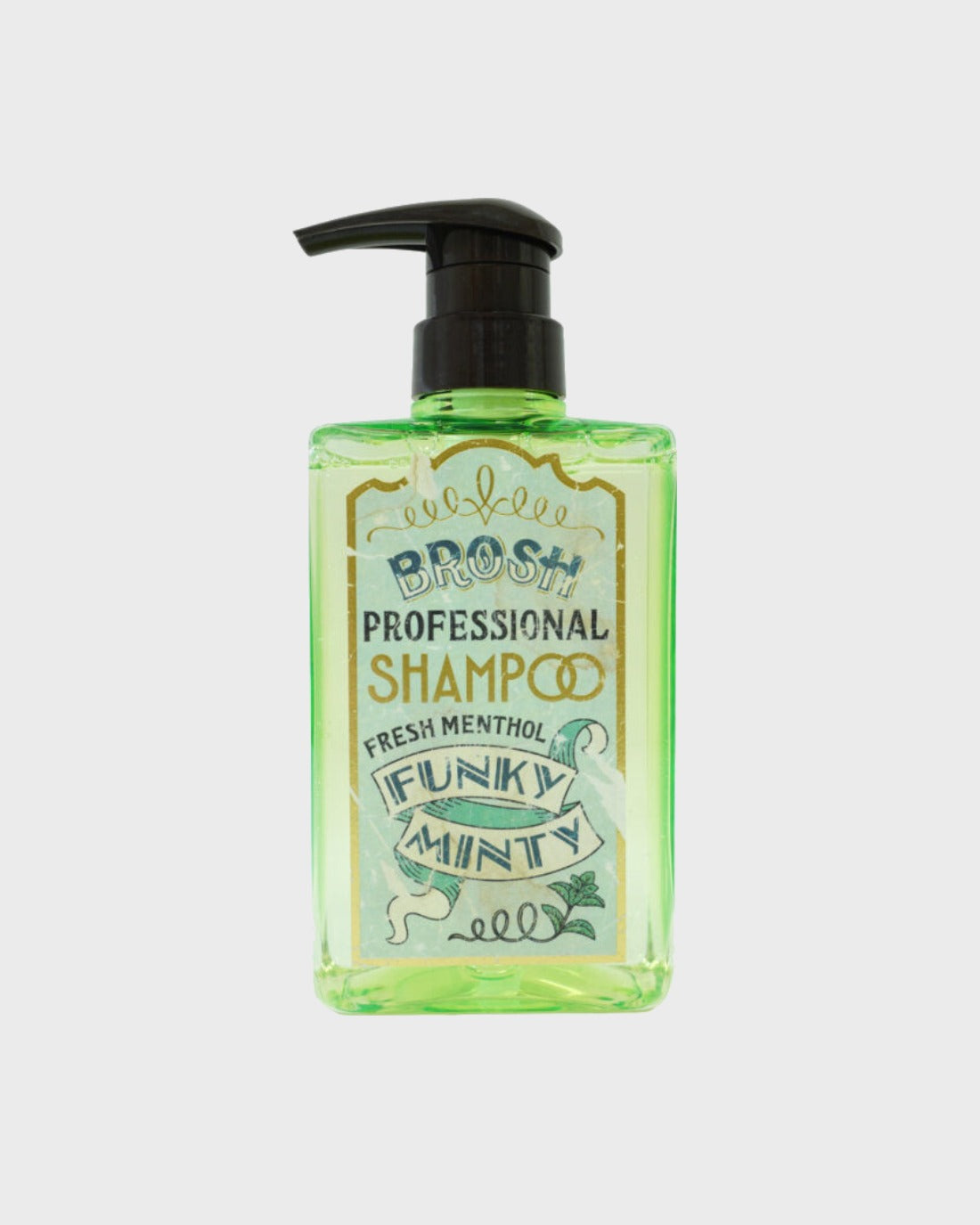 BROSH Shampoo Funky Minty 400ml — Japanese shampoo | premium Japanese hair products