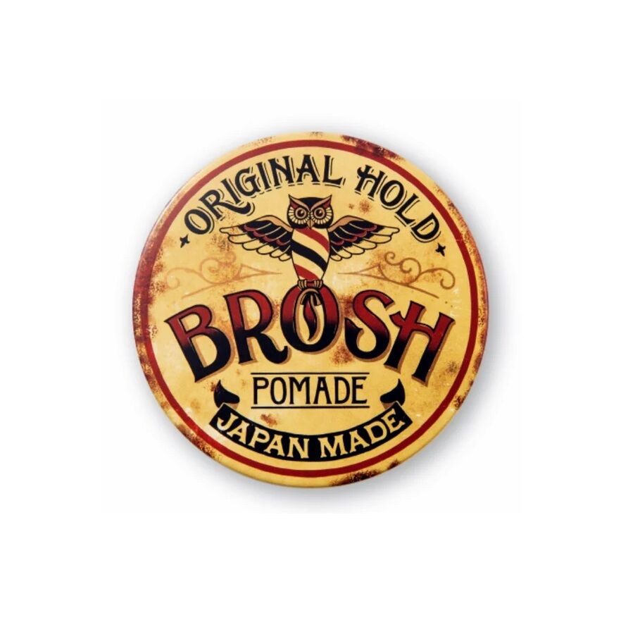 BROSH mini Original Pomade 40g — side view — Japanese pomade | premium Japanese hair products