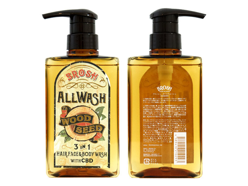 BROSH All Wash Wood Seed 3-in-1 cleanser 400ml