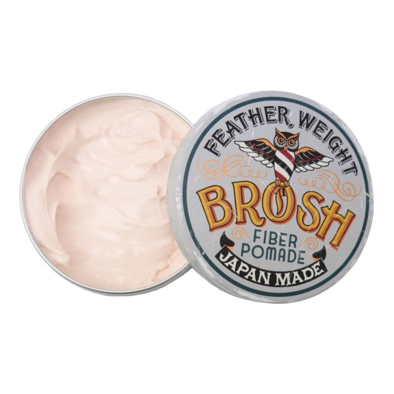 BROSH Fiber Pomade 120g — lifestyle shot — Japanese pomade | premium Japanese hair products