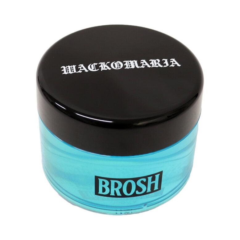 BROSH × WACKO MARIA Grease 165g — close-up — Japanese pomade | premium Japanese hair products