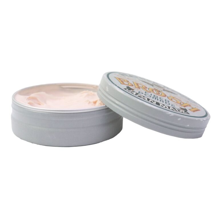 BROSH Fiber Pomade 120g — packaging detail — Japanese pomade | premium Japanese hair products