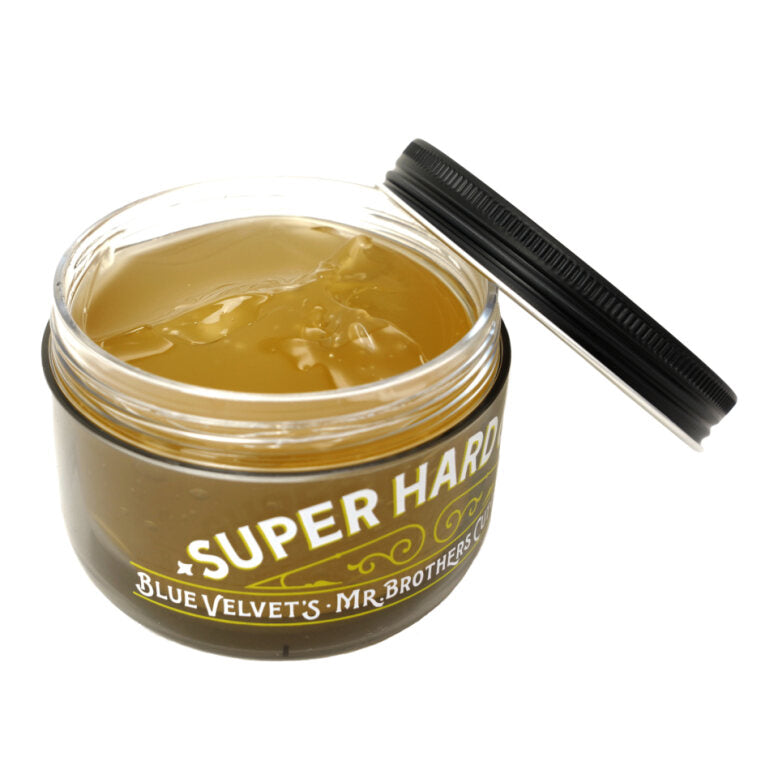 BROSH Super Hard Gel 200g — packaging detail — Japanese hair gel | premium Japanese hair products